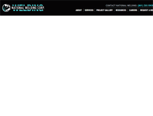 Tablet Screenshot of national-welding.com